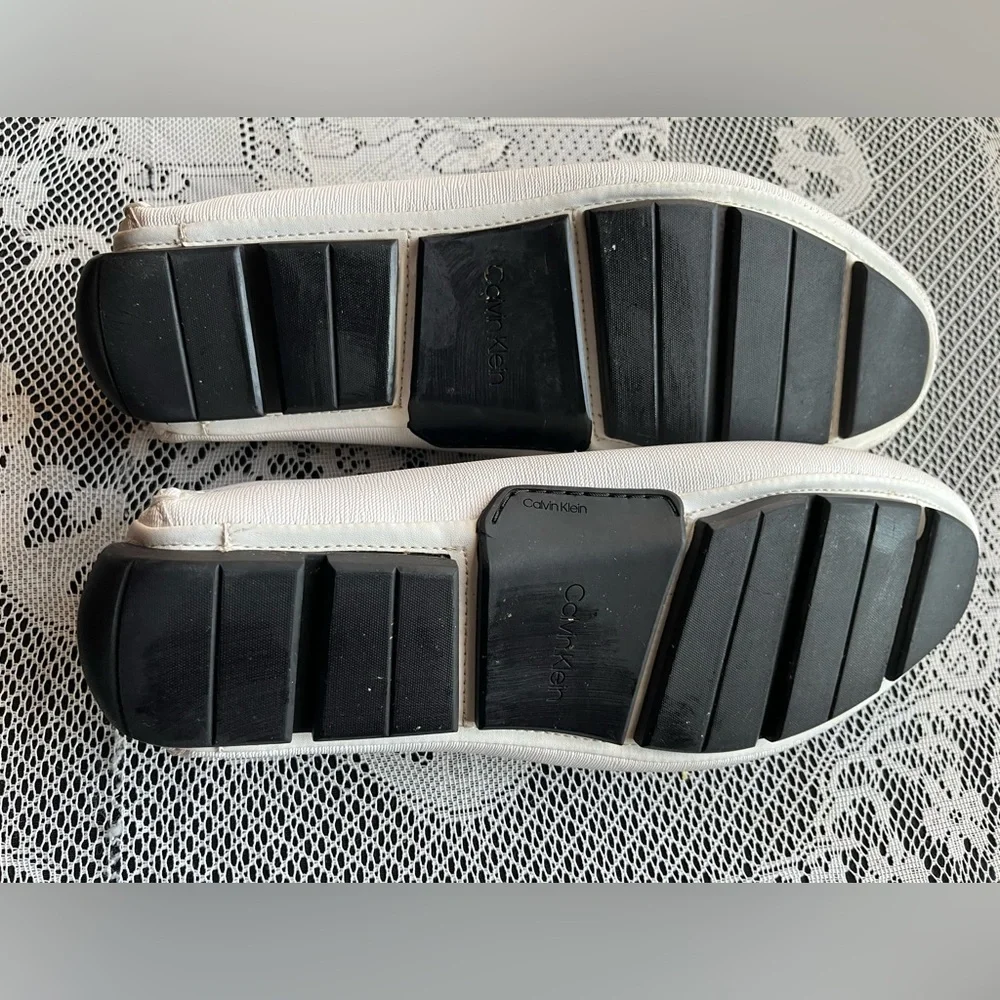 Calvin Klein Elegant White Men's Loafers - Picture 5 of 6